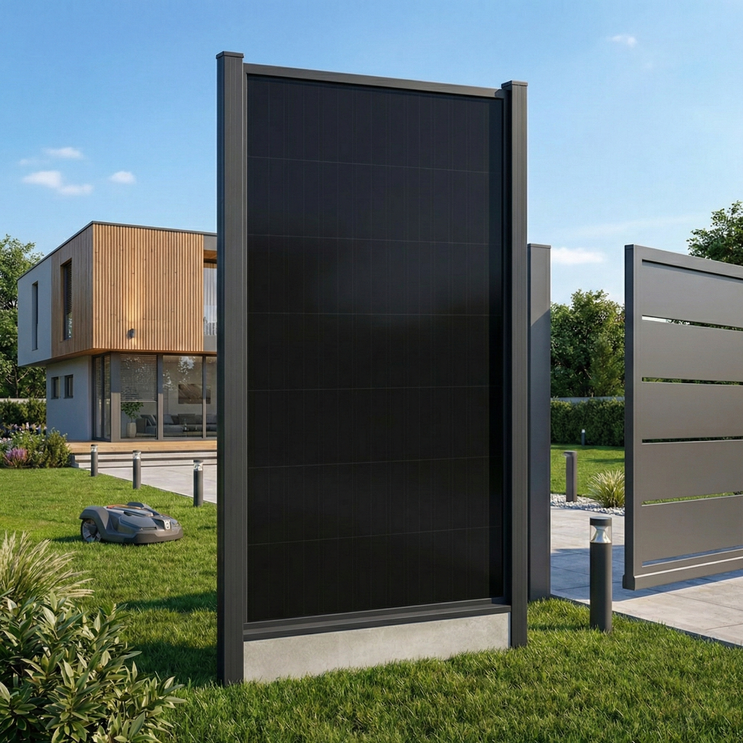 elipsun® Garden - Clôture solaire bifaciale