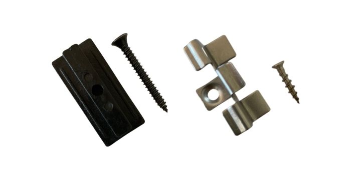 clips pour lames de terrasse composite