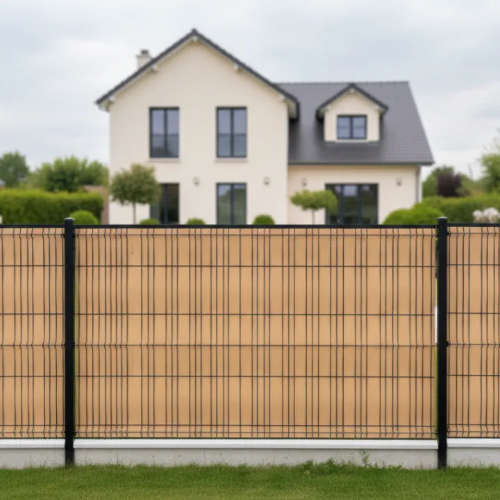 panneau-cloture-delcinha-occultation-bois-composite-brun-clair-face