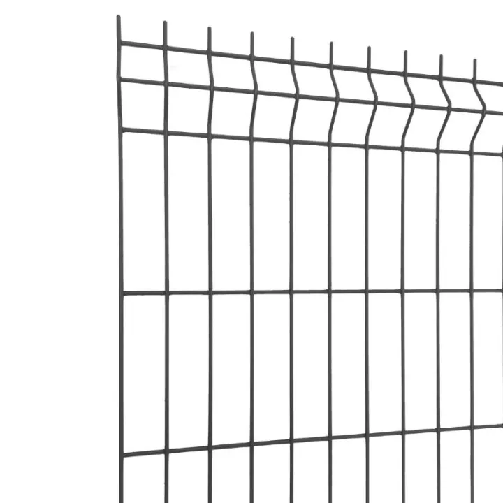 Panneau de clôture rigide en couleur gris anthracite RAL 7016